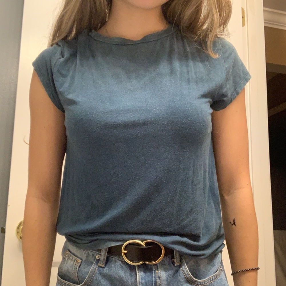 Super Soft Blue Tie-Dye Tshirt